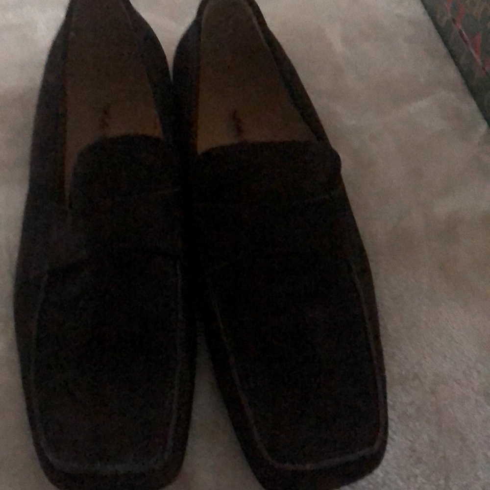 Men’s Italian brown suede shoes size 13